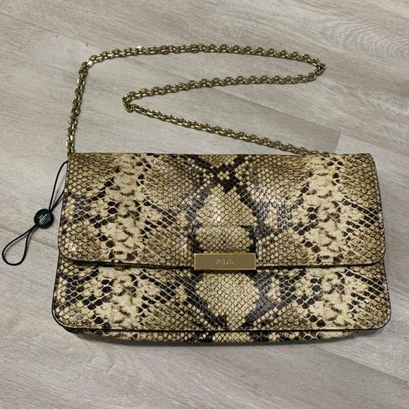 ralph lauren snakeskin bag